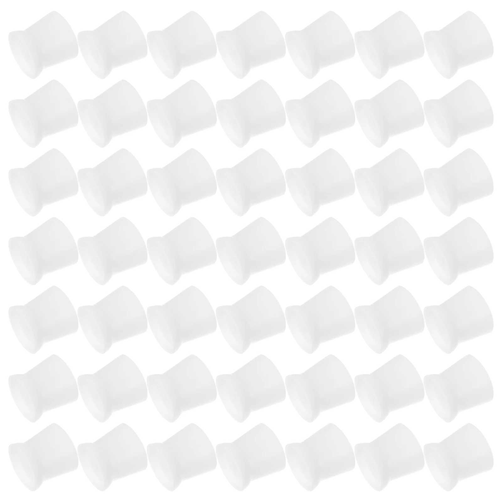 

300 PCS Tattoo Ink Cup Eyebrow Pigment Holder Paint Rack White Silica Gel Lip Color