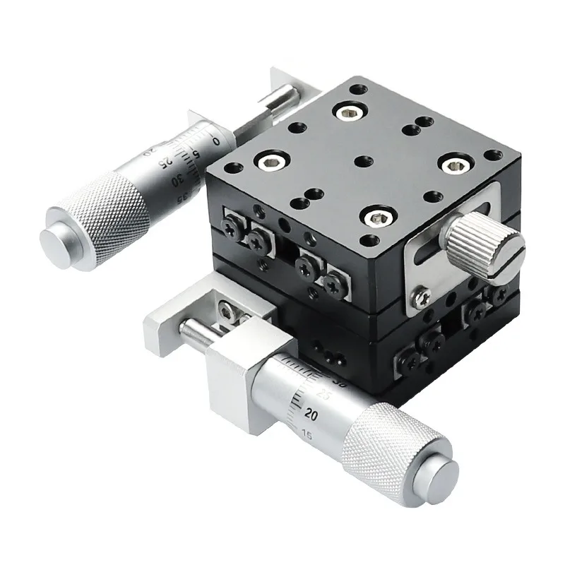 For XY Axis Displacement Platform Manual Fine-tuning Precision Mobile Fine-tuning Cross Slide LY40/50/60/80/90/125