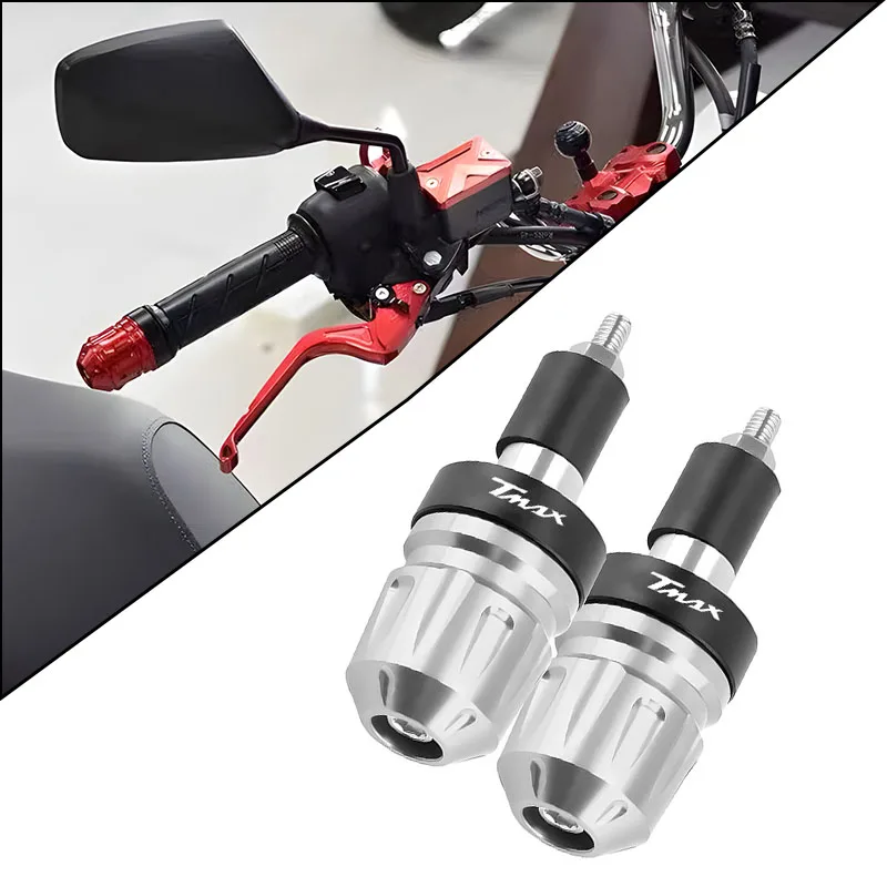 

Motorcycle grip handle bar Ends CNC Aluminum Handle Bar Grips Cap Anti Vibration Plug For YAMAHA T-Max 500 TMAX 500 560 TMax 530