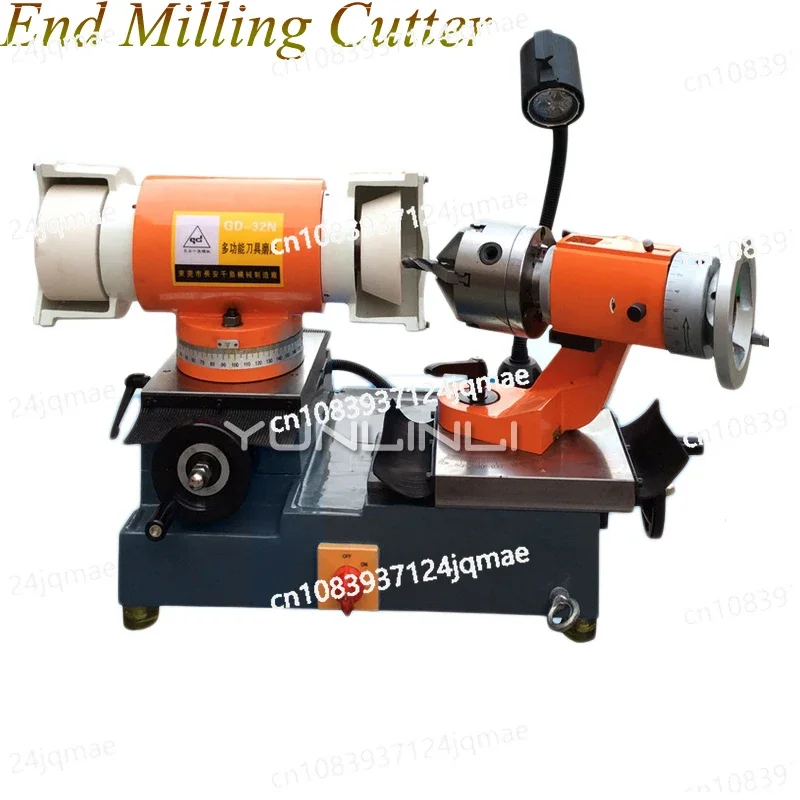 

End Milling Cutter 110V/220V/380V 3600rpm Bit Grinder Drill Grinding Machine 3-50mm GD-32N