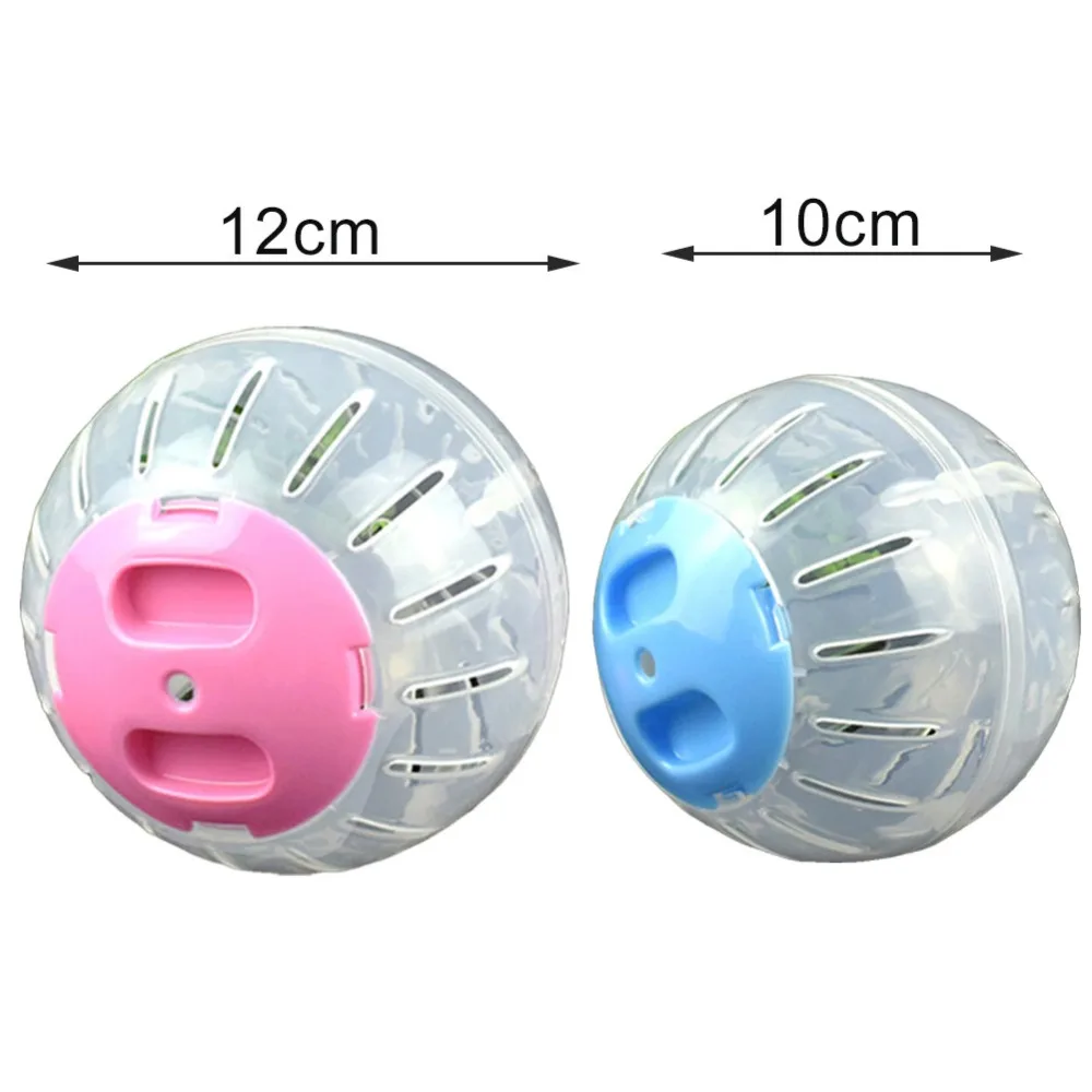 10/12cm Plastic Outdoor Sport Ball Grounder Rat Small Pet Mice Jogging Ball Toy Hamster Gerbil Exercise Ball Play Toy Supplies