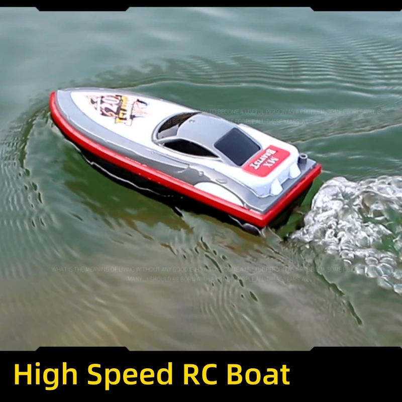 2IN1 Remote Control Speedboat Toy for Children Replaceable Crocodile Shell Practical Joke High Speed Water Ship RC Boat Kids Toy