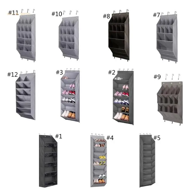 

1 Set Over the Door Organiser Oxford Cloth Shoes Hanging Shelf Hanging Organiser Dropship