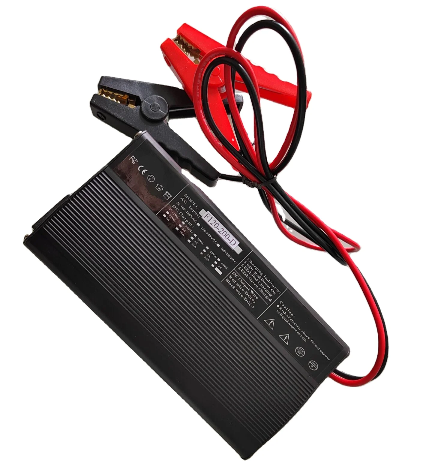 

12V 20A Electric Lead Acid Battery Charger 300W Output Power DC Port OVP Protection for Electric Tools