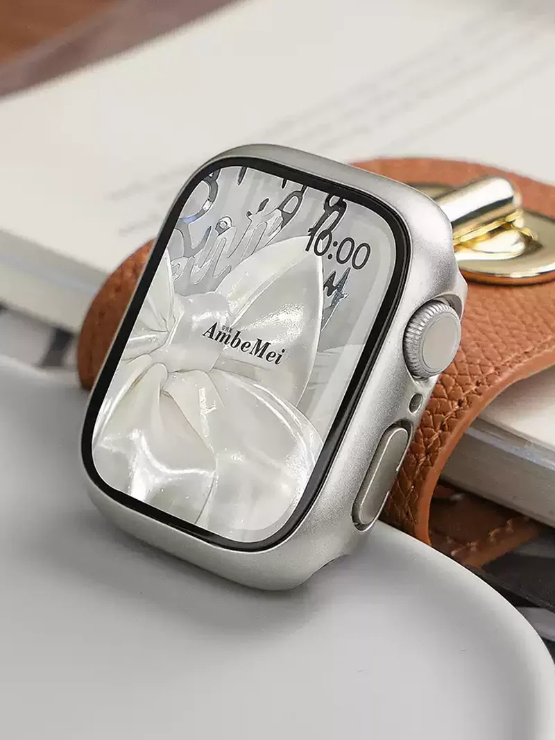 الزجاج المقسى + غطاء اكسسوارات لساعة أبل 45 مللي متر 41 مللي متر 44 مللي متر 40 مللي متر 42 مللي متر حامي الشاشة أبل ساعة حافظة سلسلة 9 4 5 6 SE 7 8