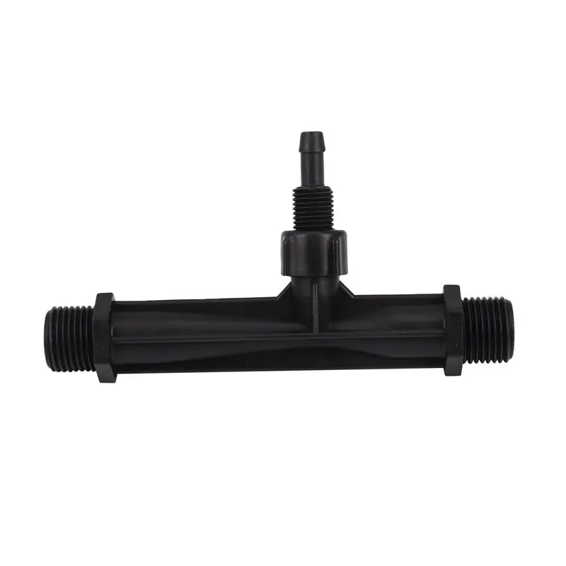 A27F-Agricultural Venturi Fertilizer Injector Kit With 1/2 Inch To 3/4 Inch Threaded Greenhouse Irrigation Fittings 3 Set
