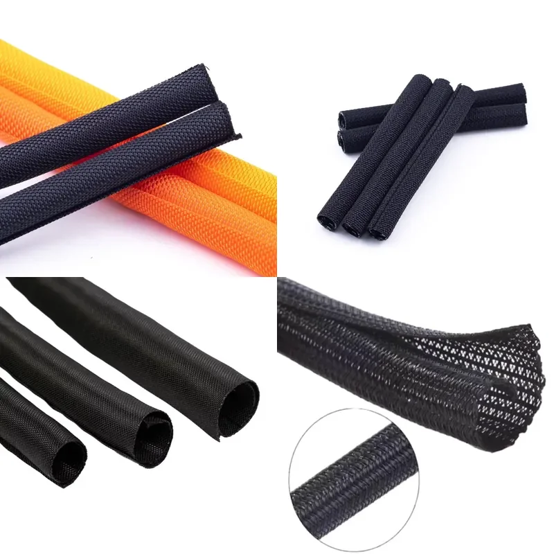 for Braided  Self Closing Winding Bushing Cable Sleeve 600V Rated Insulation Protection