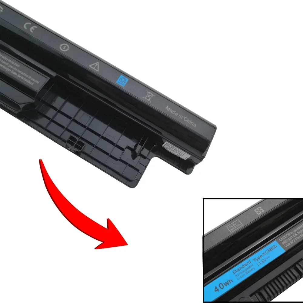 XCMRD MR90Y Battery For Dell Inspiron 3421 3437 3442 3443 3521 3721 3737 5421 5437 5537 5521 5721 5737 3537 Vostro 40Wh/65WH