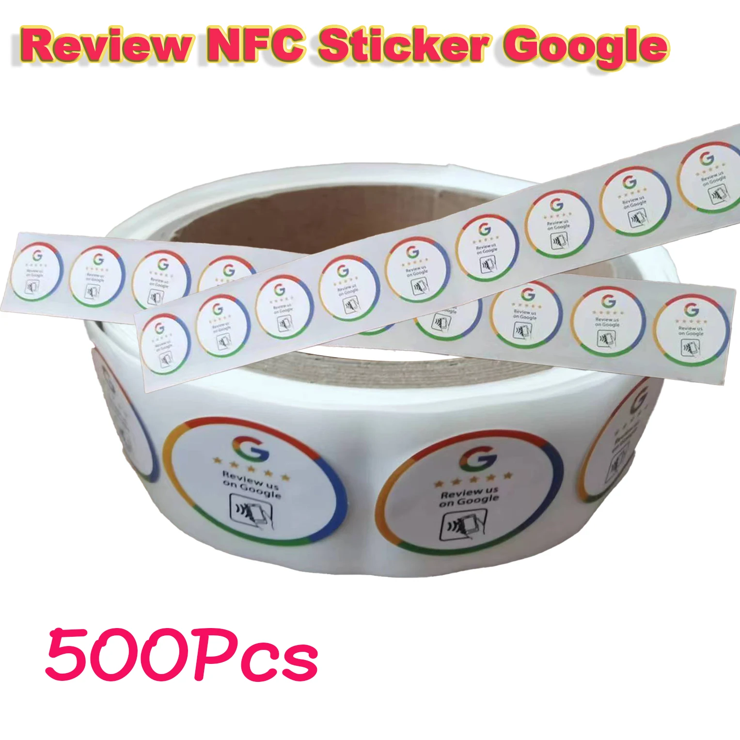 10/50/100 Stück Boost Review NFC-Aufkleber Google Google Review NFC-Aufkleber Erhöhen Sie Ihre Bewertungen Google Tap To Review Cards NFC-Tag