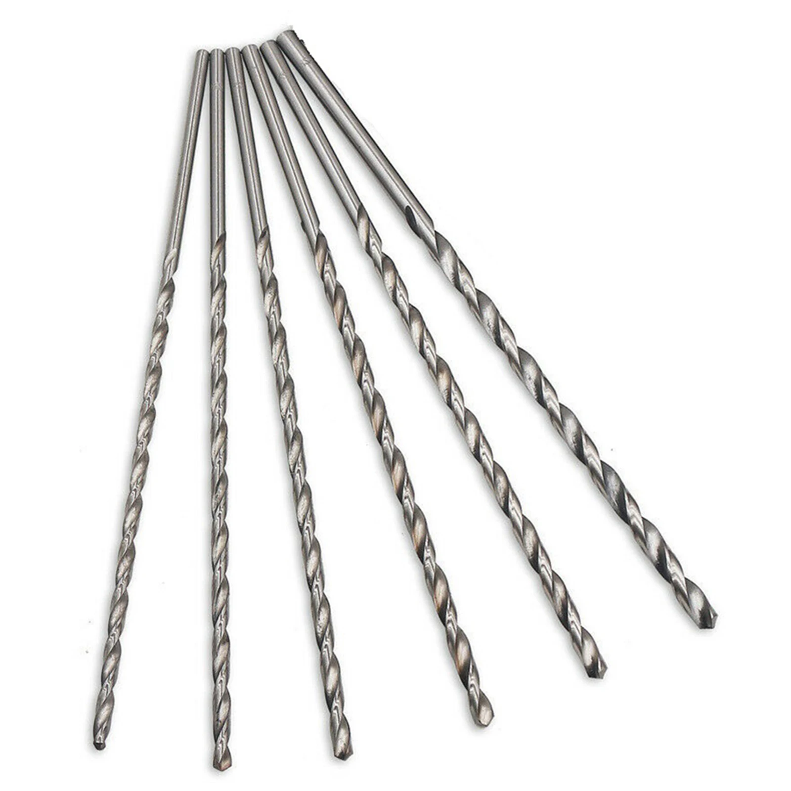 

5 Pcs Drill Bits Extra Long Metal Steel HSS High Speed 200mm Drilling Tool Set For Woodworking Tool Accessories