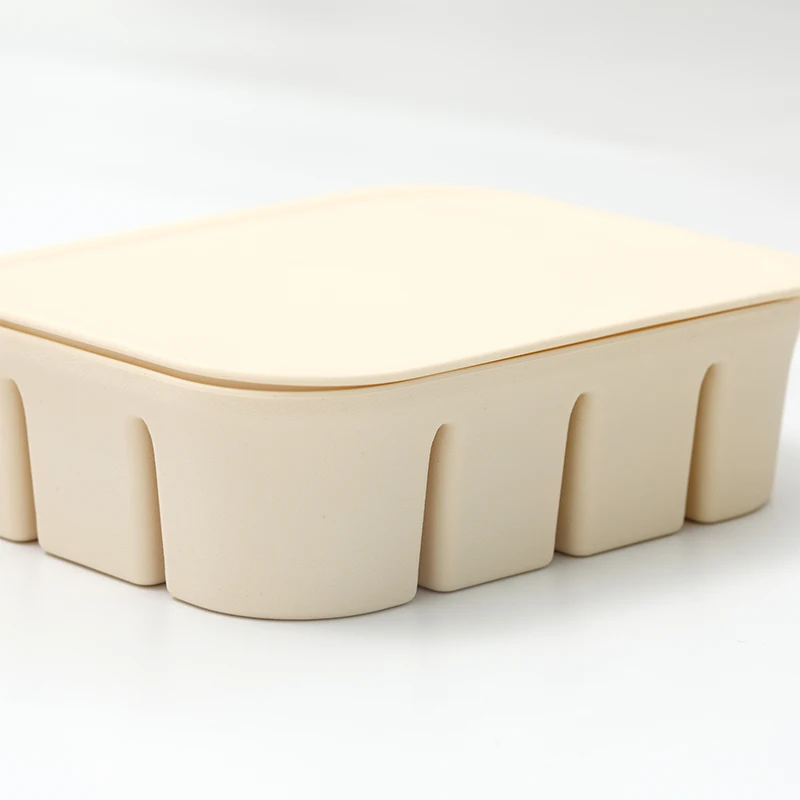 Boîte de Conservation des citrouille en Silicone pour Bébé, Nombreuses BPA, Sans Fuite, Sûre, pour les Tout-Petits, Carrée Réutilisable, pour Congélateur, Moule avec Couvercle