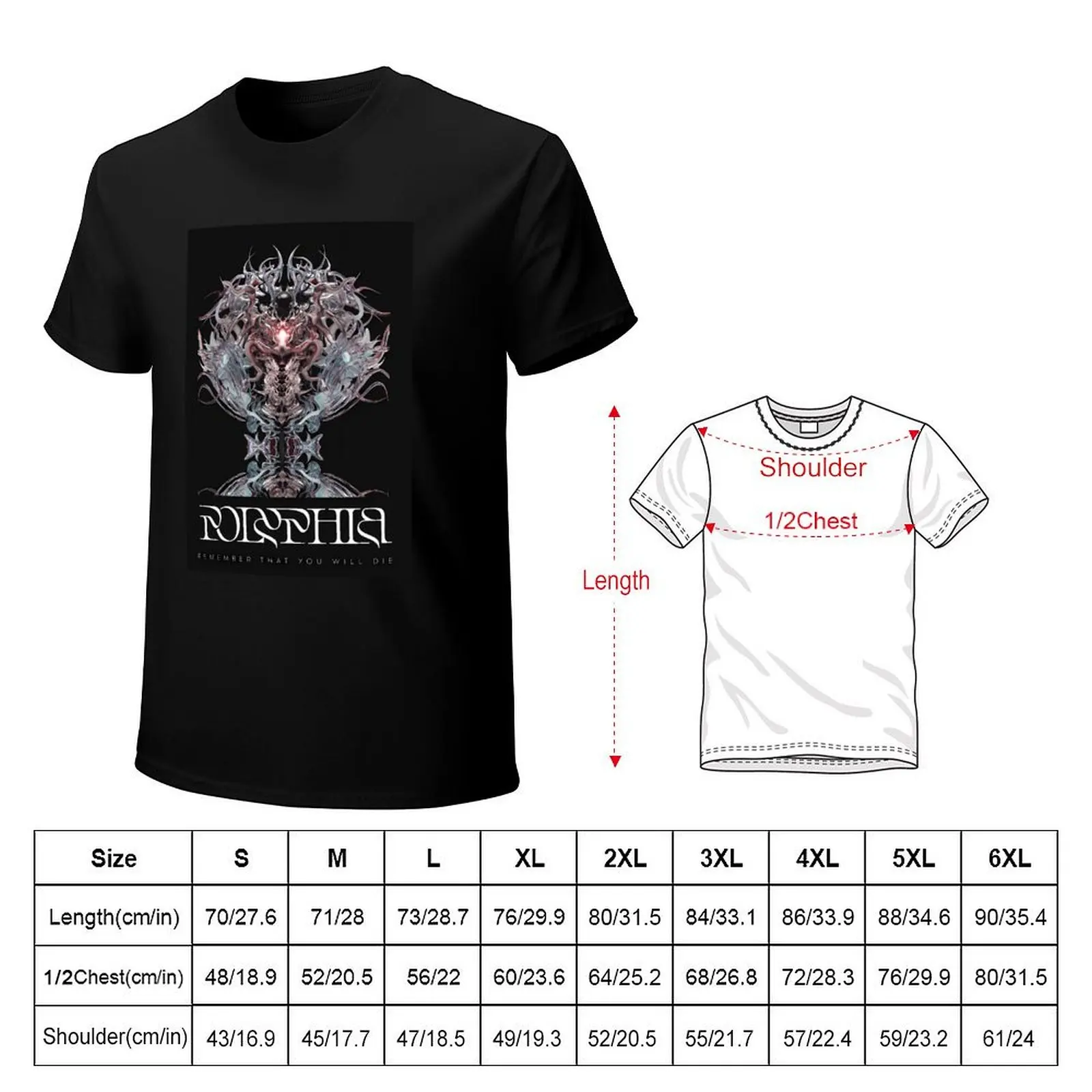 Polyphia Art T-Shirt Comfortable Workout Short Sleeve Shirt