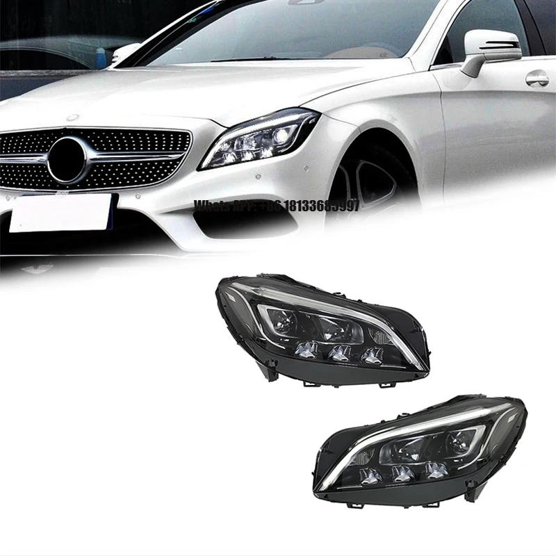 

Автомобильные фары FT для Mercedes-Benz CLS W218 C218 2012-2017: Светодиодные проекционные фары, дневные ходовые огни, автомобильные аксессуары