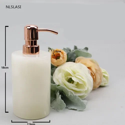 European Style Luxury Marble Bathroom Accessories Gargle Cups Portable Soap Dispensers Soap Dish Toothbrush Holder Wedding Gifts