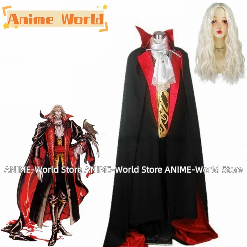 

《Custom Made》Game Castlevania Vampire Dracula Halloween Cosplay Costume Christmas Adult Woman Men Cosplay