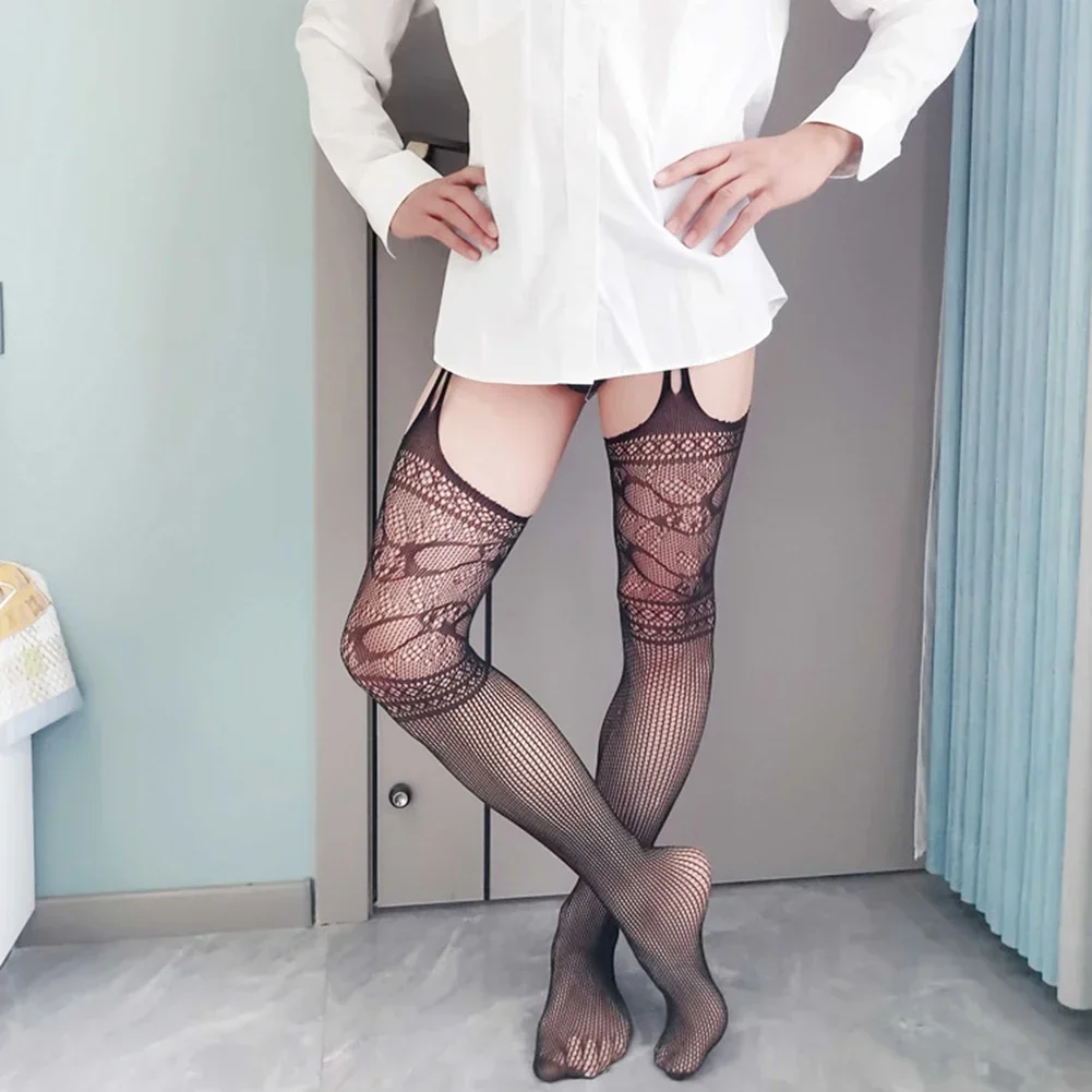 Sissy-Collants résille en maille pour hommes, bas de corps creux, lingerie sexy, sous-vêtements, nuisettes pour sexe, bas de corps