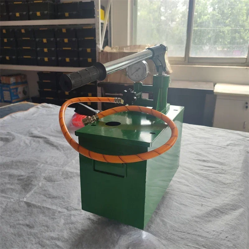 40 Manual Hydraulic Test Pump Portable Pressure Measuring Pump Performance Stable Pipeline Water Pressure Test