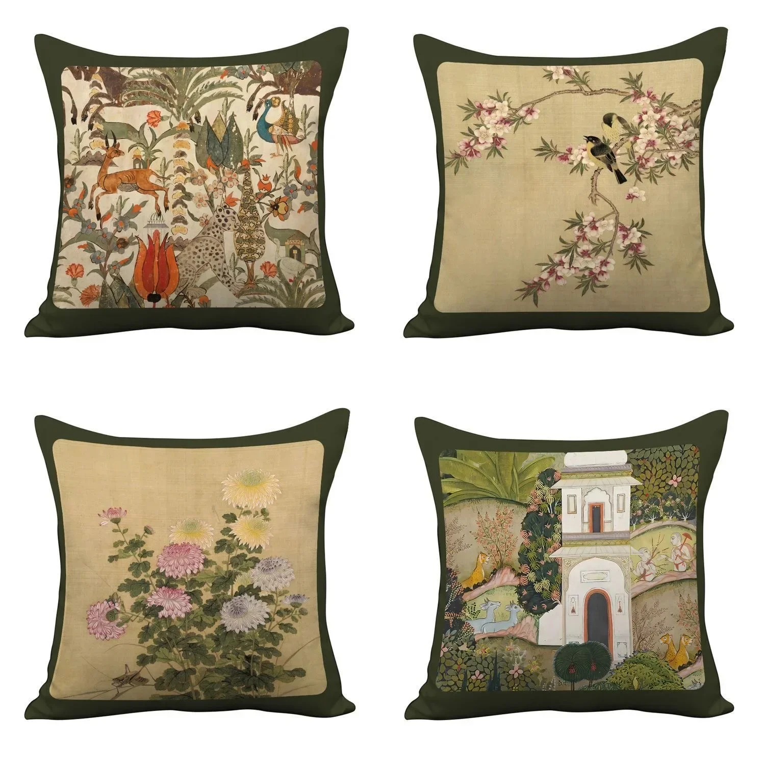 French Chinese Retro Nordic Light Luksusowa poszewka na poduszkę do salonu, poszewka na poduszkę na sofę Poduszka nocna do sypialni, poszewka na poduszkę.