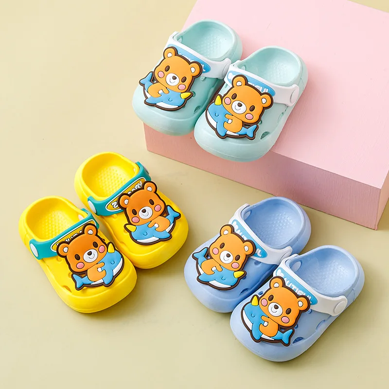 Summer Baby Shoes Kids Slippers 2023 Children Non -slip Soft Floor Boys Girl Toddler Beach Shoes Kids Sandals