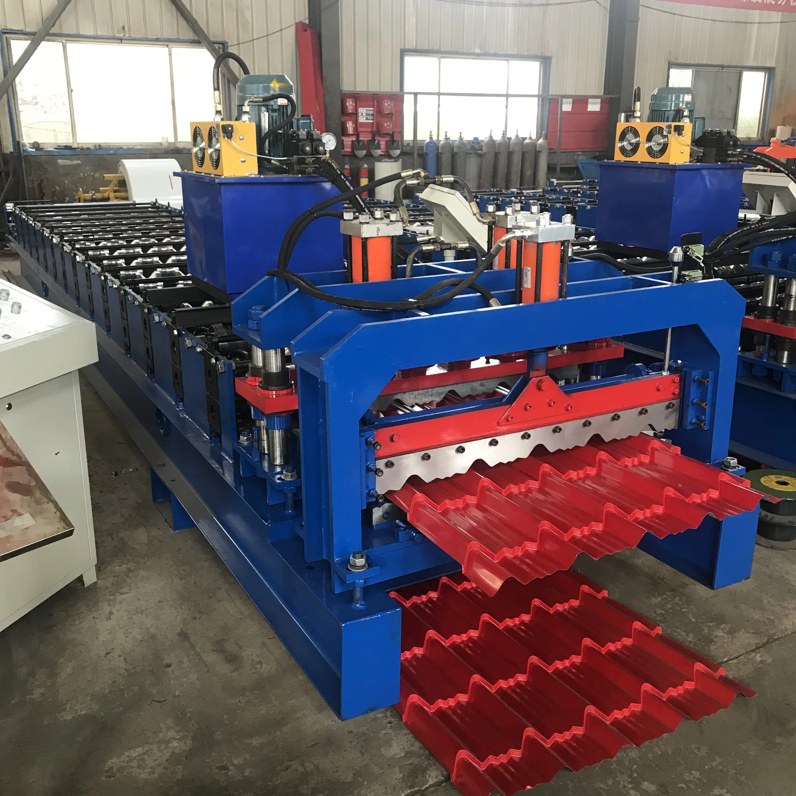 Factory Metal Aluminum Steel Roof Sheet Glazed Tile Wall Panel Roof Tile Automatic Roll Forming Machine
