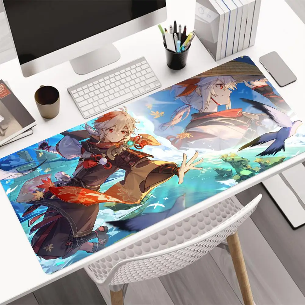 k-Kaedehara K-Kazuha G-Genshin I-Impact Mouse Pad Mouse Pad Gaming Mousepad Speed Desk Mat Laptop Gaming Mats For Office Carpet