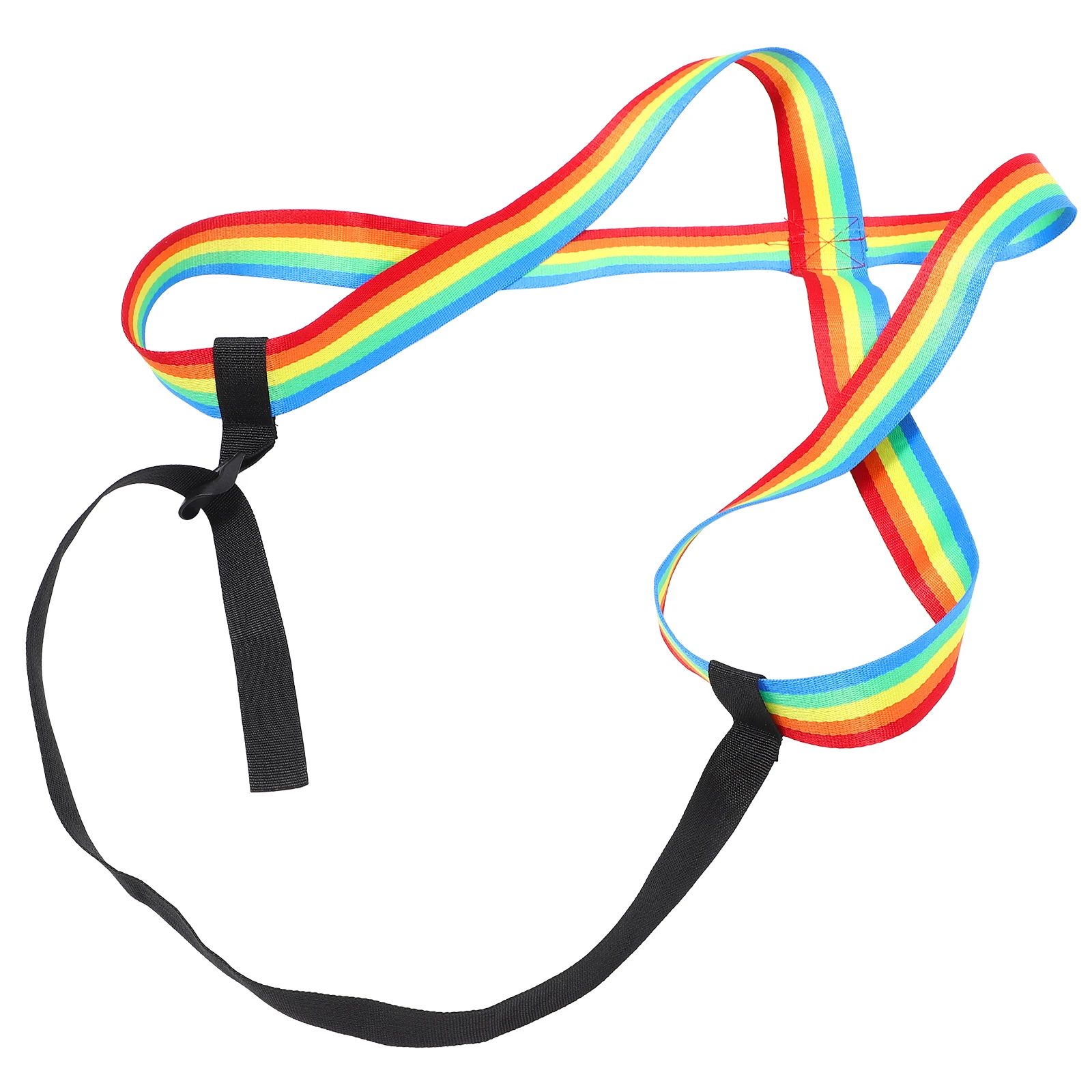 

Djembe Strap Adjustable African Drum Snare Belt Shoulder Sling Rainbow Polyester Reliable Safe Durable Soft Cozy Easy Clean