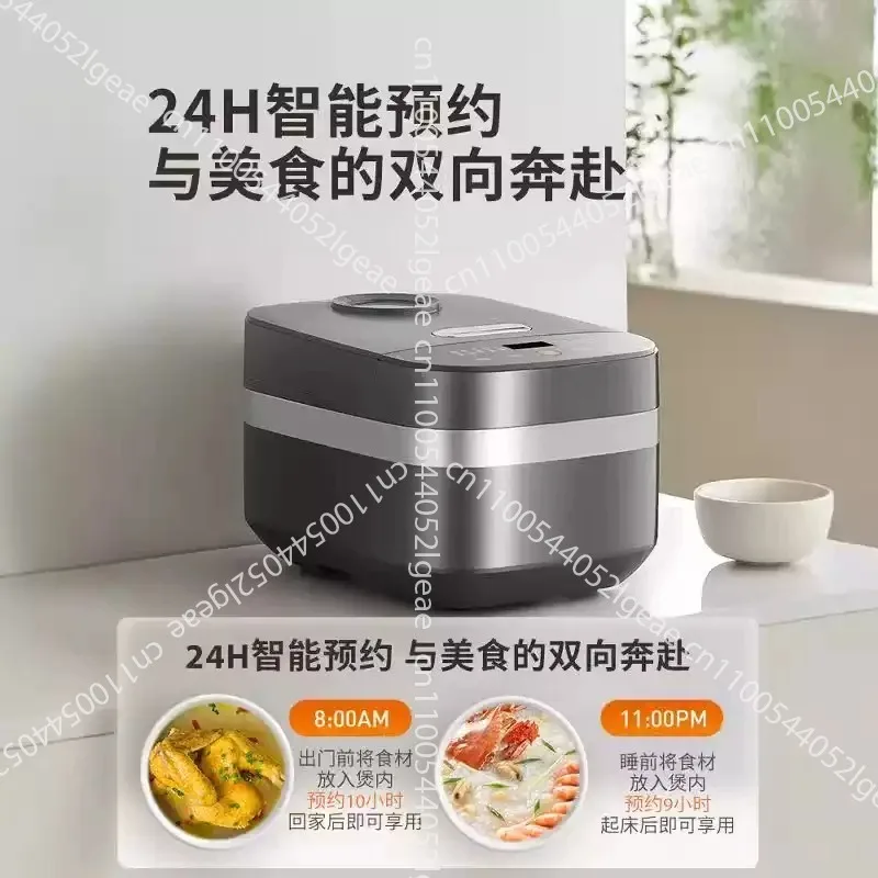 4-litre Electric Rice Cooker, Domestic Use, Model 40F316L, Stainless Steel Inner Pot, Uncoated
