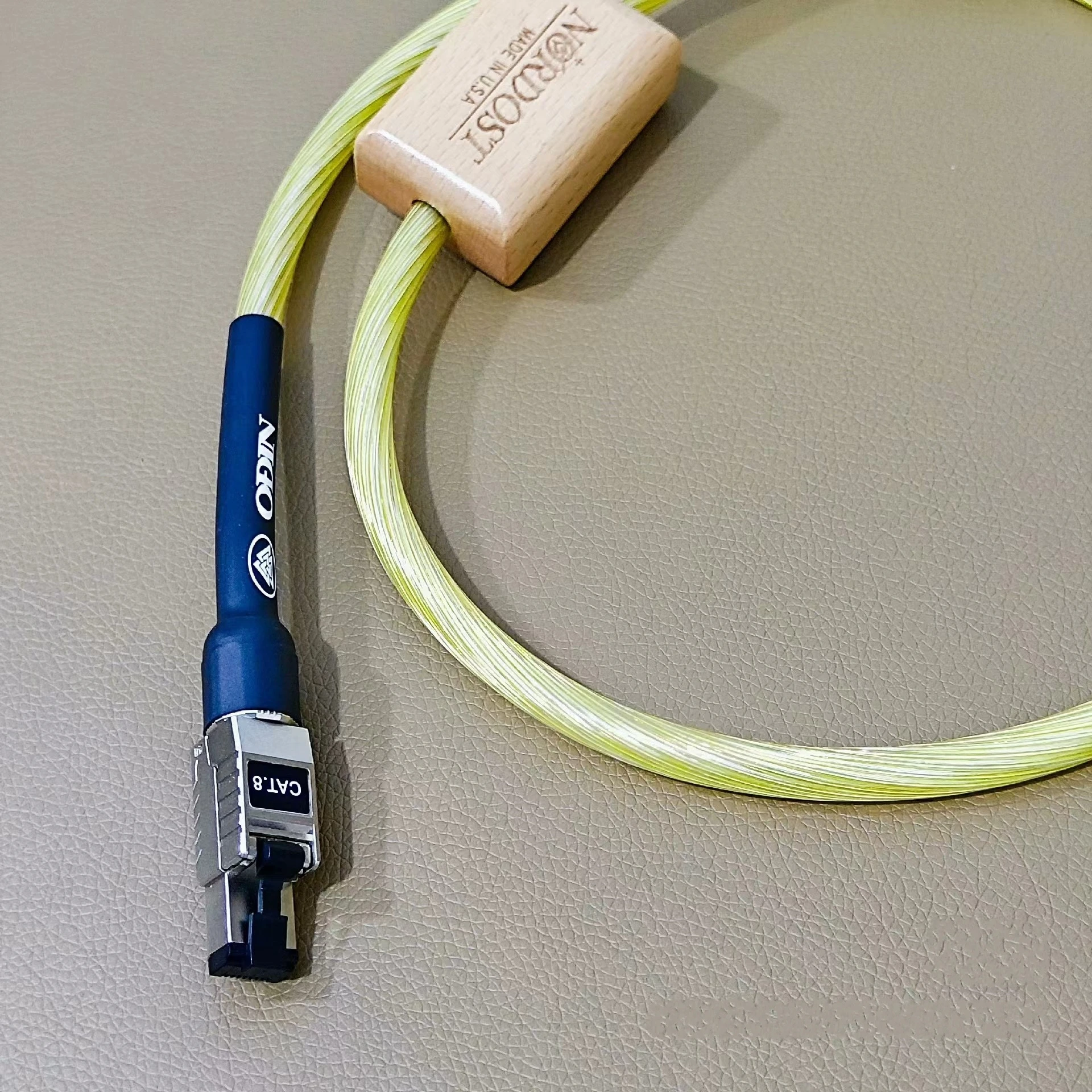 Nordost ODIN 10 Gigabit Cat8 Ethernet Cable Laptop Camera Lan RJ45 Network Patch Cable Sterling Silver Network Cable