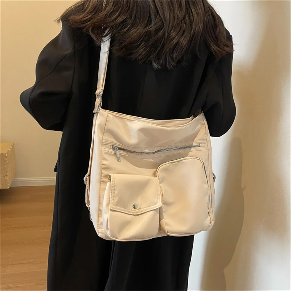 Mochila escolar para adolescentes, bolso de hombro multifuncional, de viaje de negocios, color negro, a la moda, para mujer