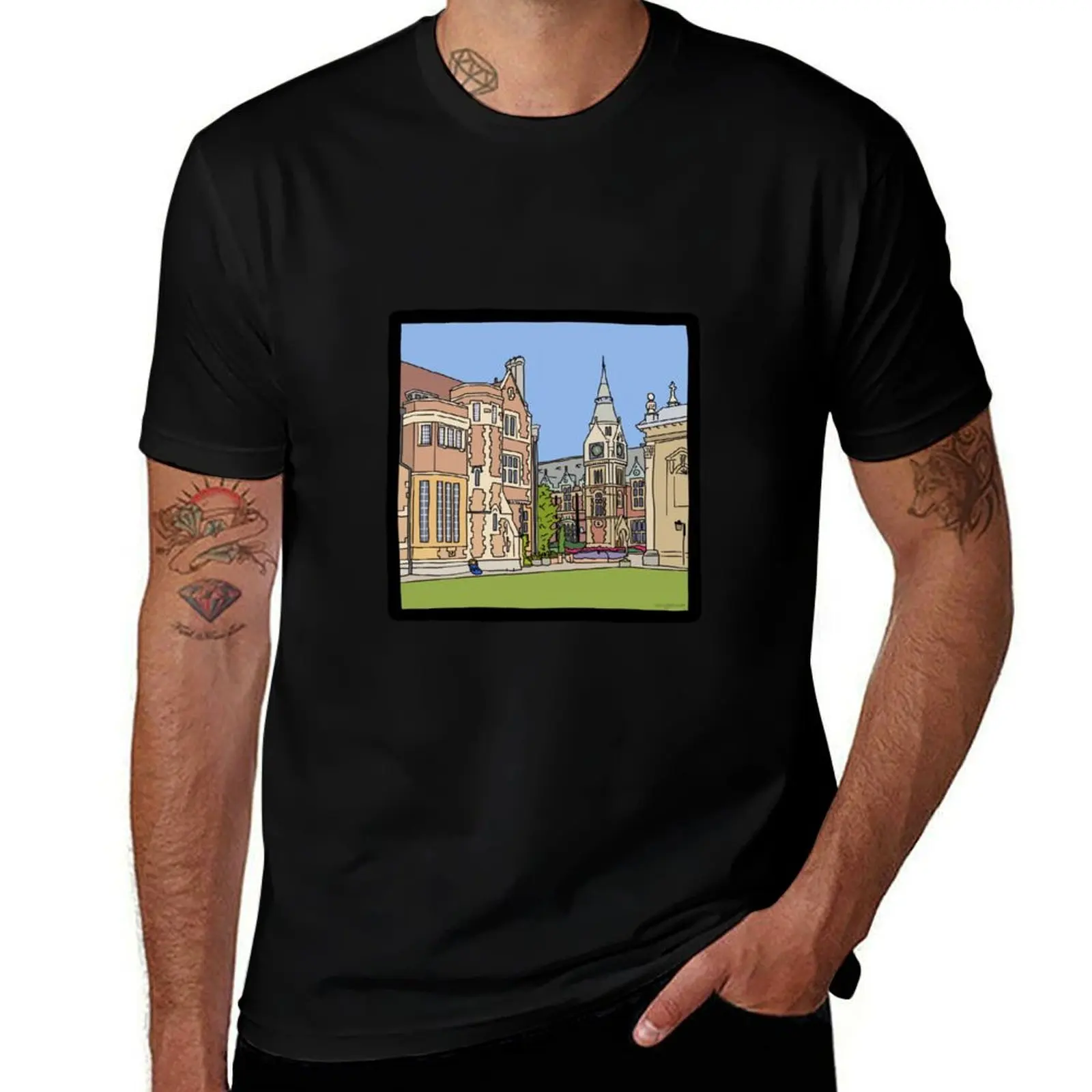 Pembroke College - Strugletown || Cambridge struggles T-Shirt Worker Basic Short Sleeve Tee T-Shirt