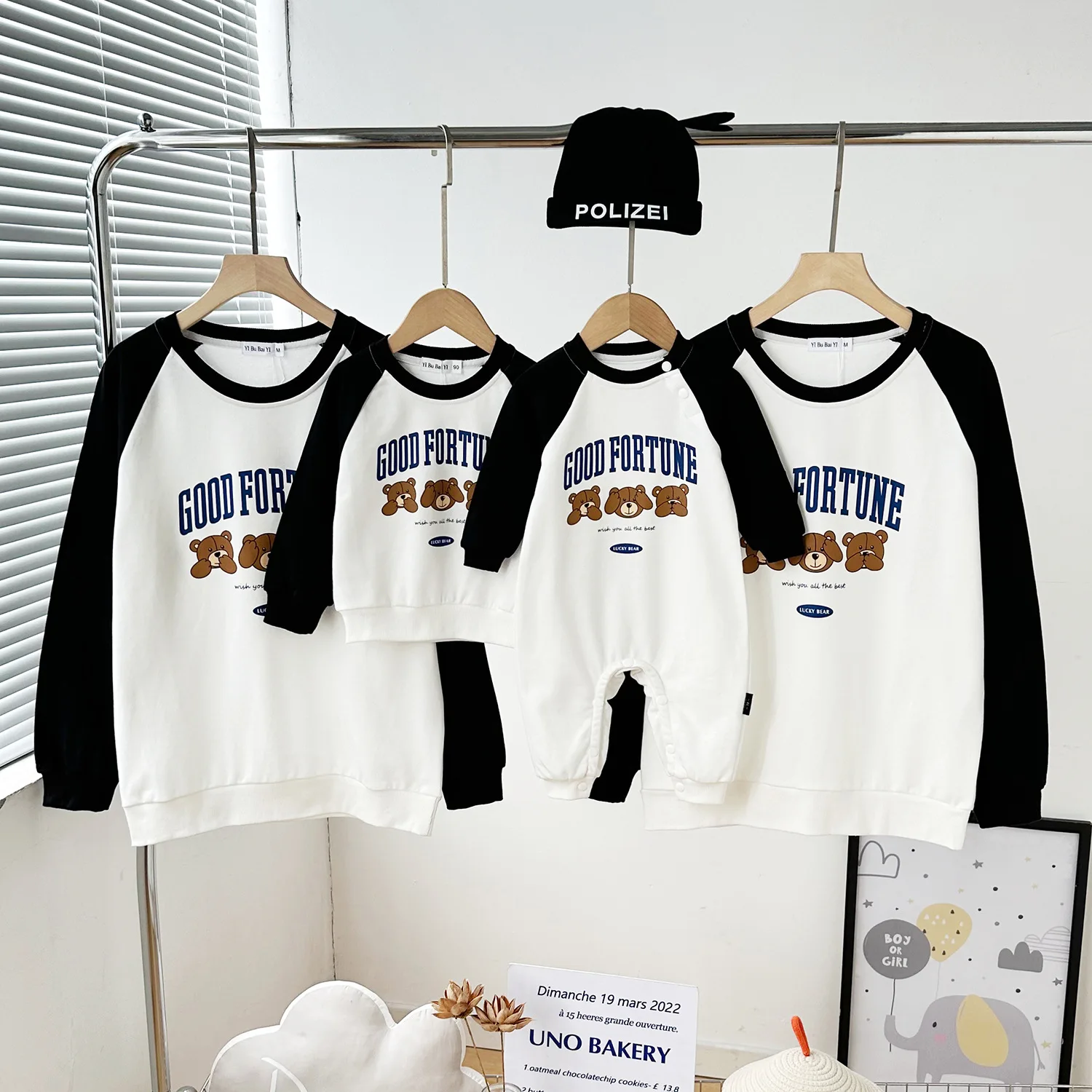 Matching Family Sweatshirt Parent-child Clothes Autumn Winter Mom Dad and Daughter Son Matching Clothes Toddler Infant Romper