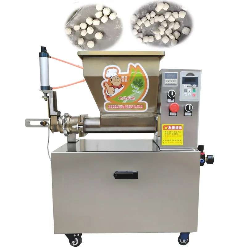 Dumplings Buns Pasta Processing Shops Automatic Dough Divider Machine Commercial Dough Extruder Dough Ball Cutting Machine