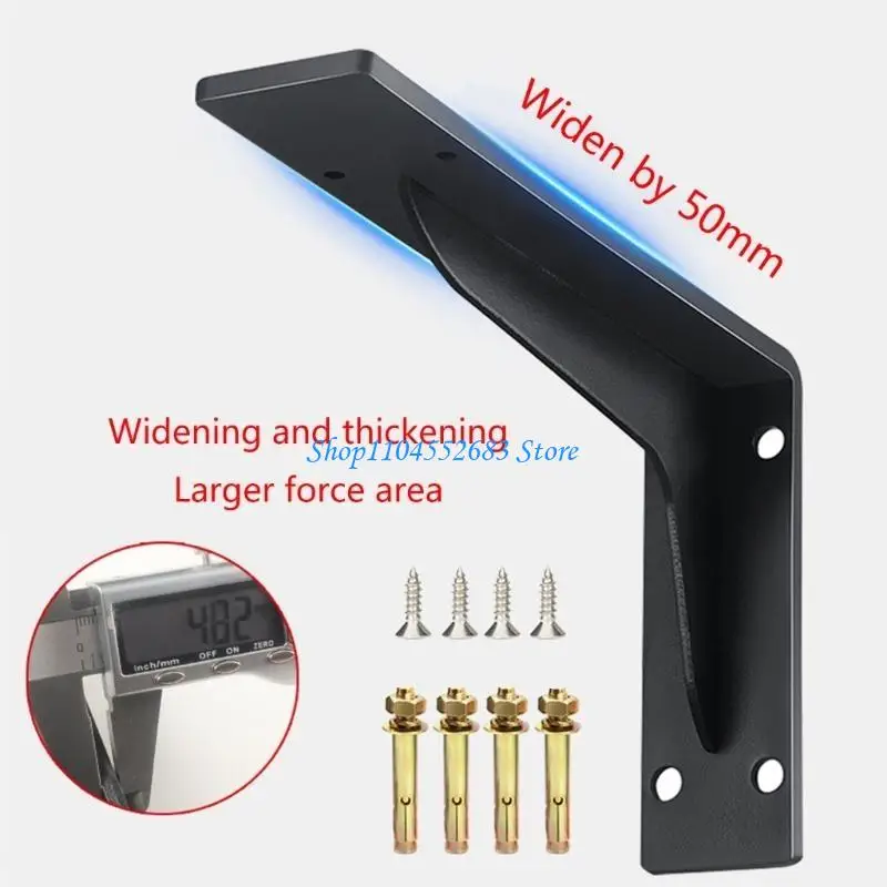 Y6GD زوج واحد من دعامات الرف شديدة التحمل مثبتة على الحائط لألواح الخشب #4