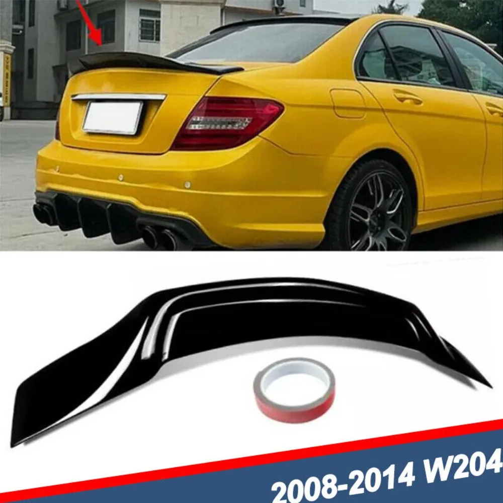 

FOR MERCEDES BENZ W204 C250 C300 C63 2008-2014 RT STYLE DUCKBILL TRUNK SPOILER WING United States