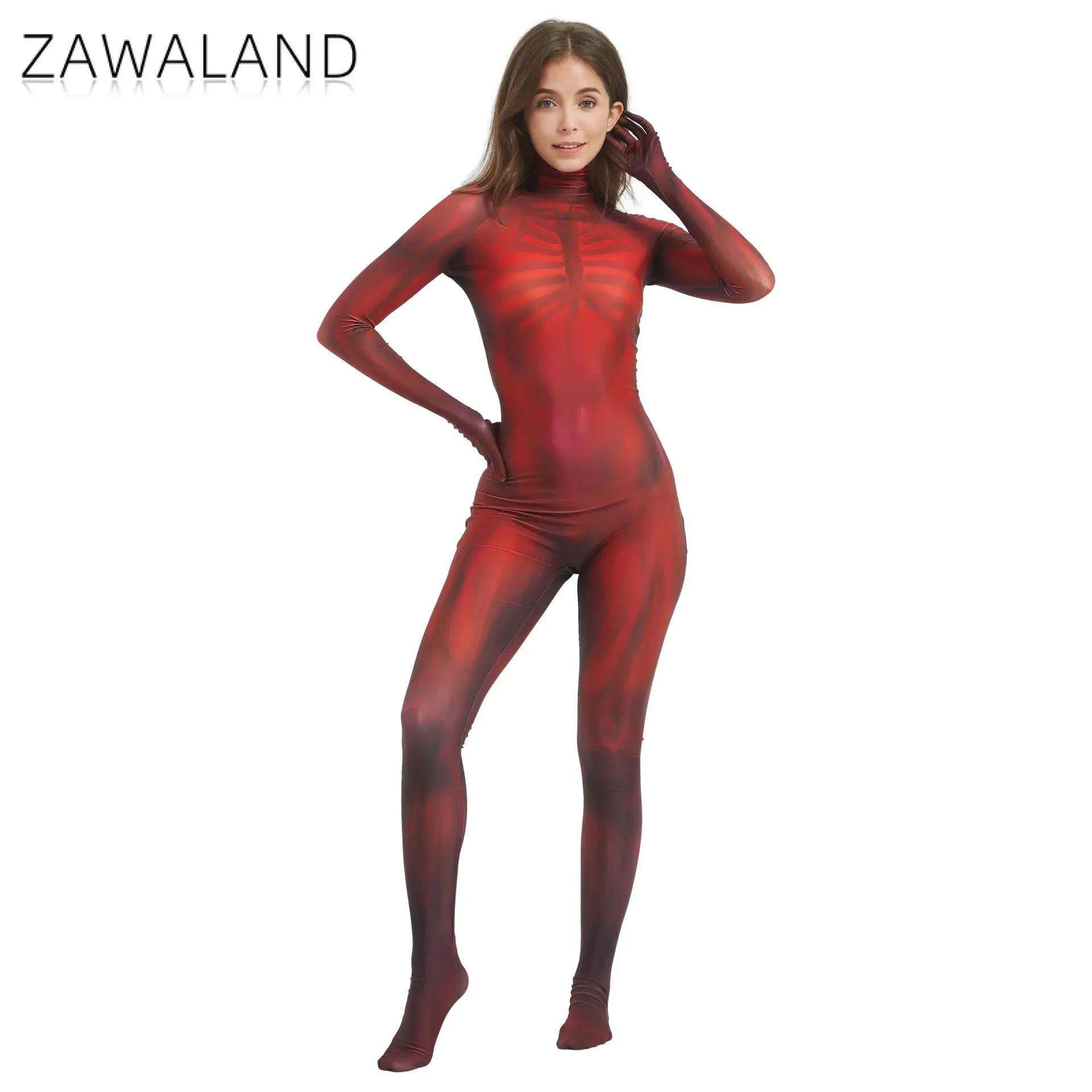 Jogo Anime Lilith Fantasias Cosplay para Crianças, Roupas de Impressão 3D, Calças Justas de Spandex Femininas, Bodysuit Zentai Elástico Fino, Macacões, Adulto