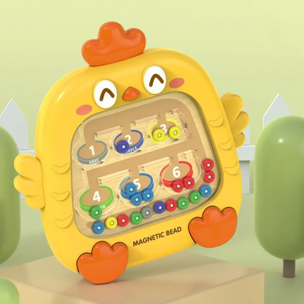 Drawing Board Maze Challenge Game Montessori Colorful ’s Concentration Training Educational Funny Number Writing Magnetic Maze
