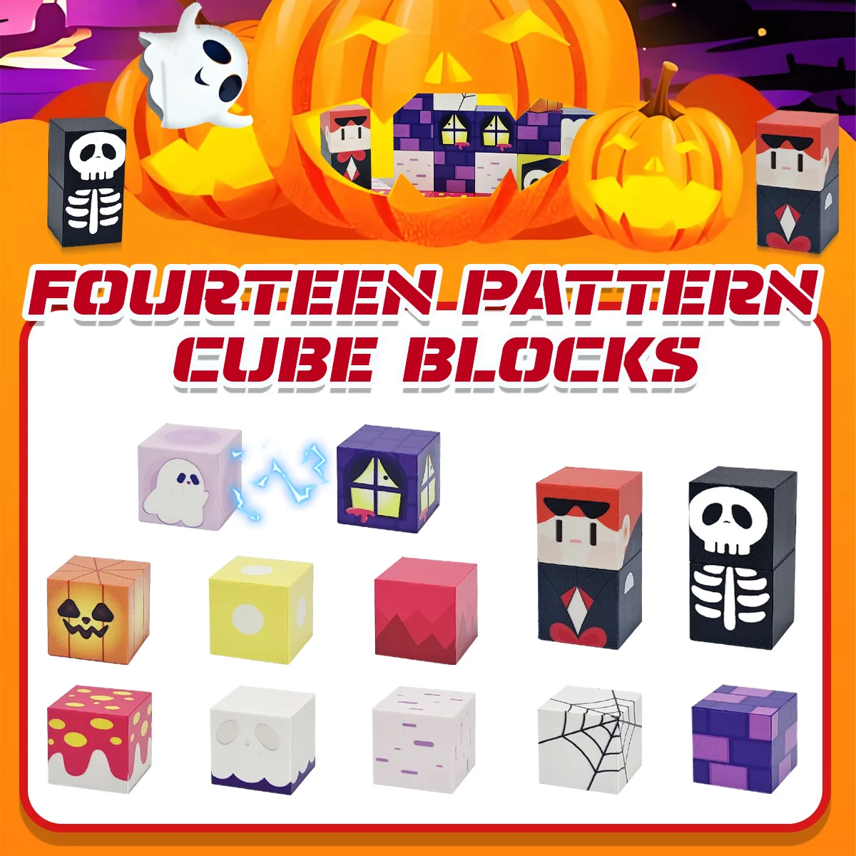 Set di blocchi magnetici con scatola di ferro da 27 pezzi, piastrelle magnetiche, giocattolo di blocchi di puzzle per bambini, set di blocchi di costruzione educativi prescolari