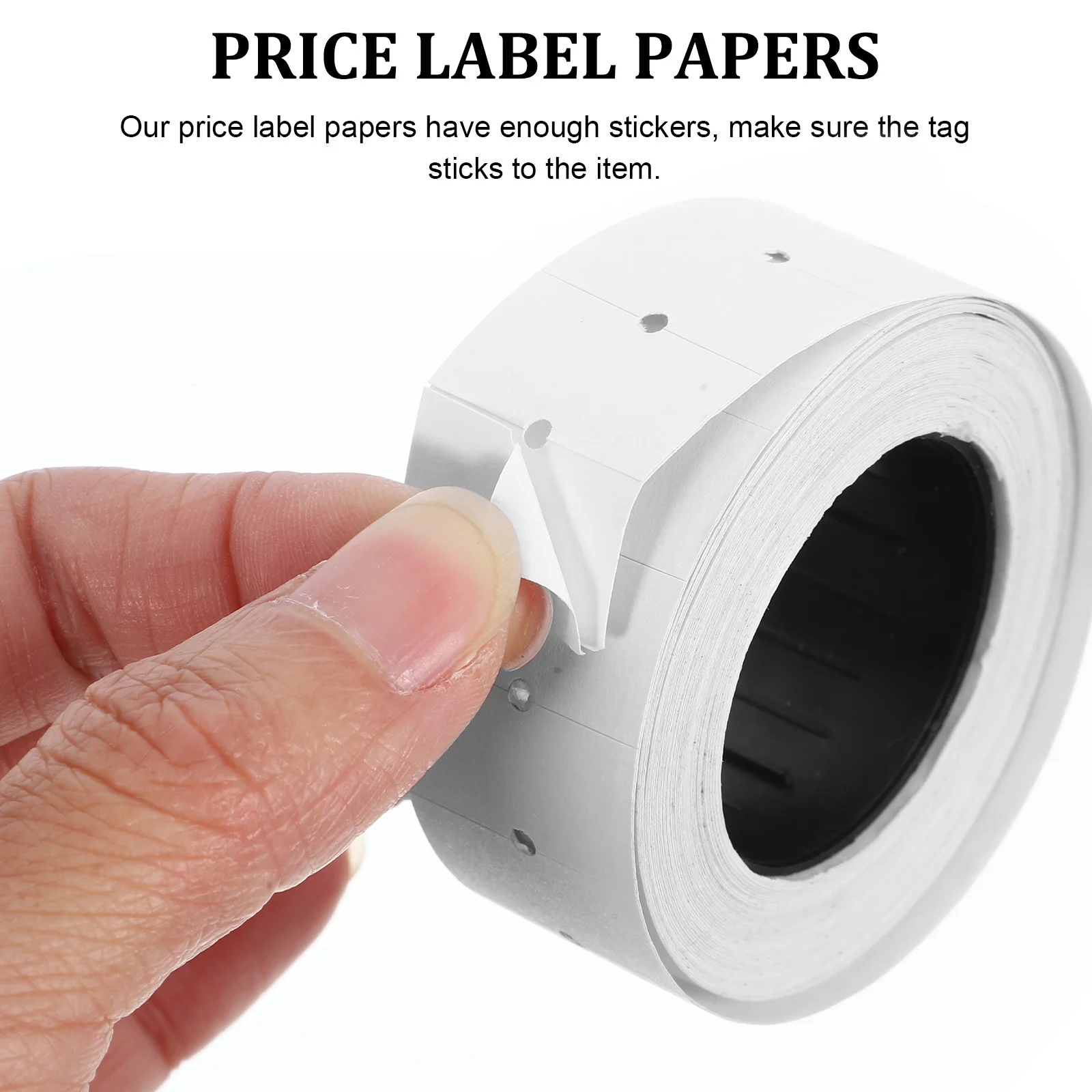 

10 Rolls Price Label Paper Pricing Tags Self Adhesive Paper Labels for Market Pricing Retail Supermarket
