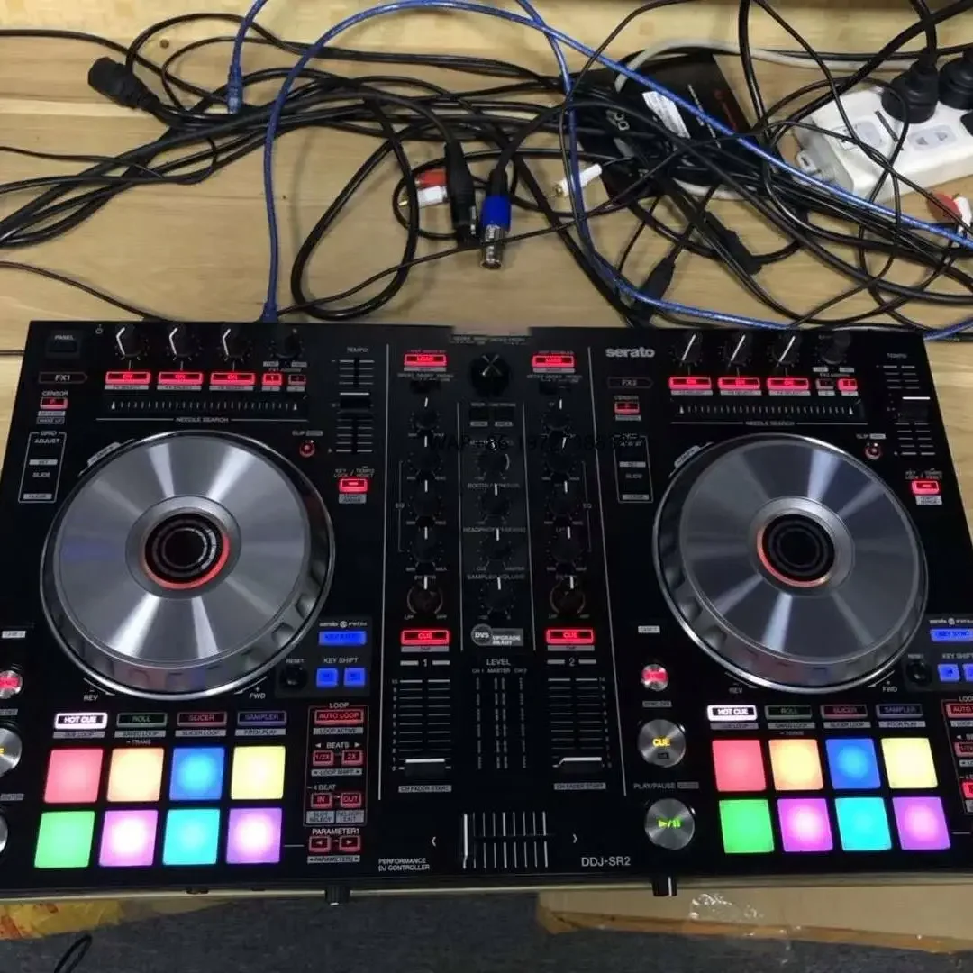 Pio DJ's DDJ-SR2 4-Channel Professional Music Console Powered Mixer for DJ Performance
