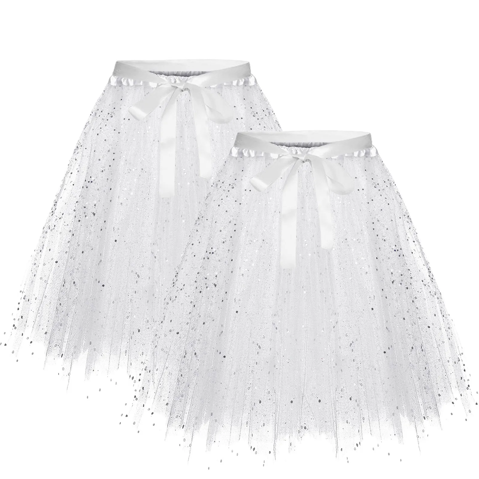 Jupe plissée en tulle pour femme, ligne A, chic, taille haute, tenue de soirée, faite à la main