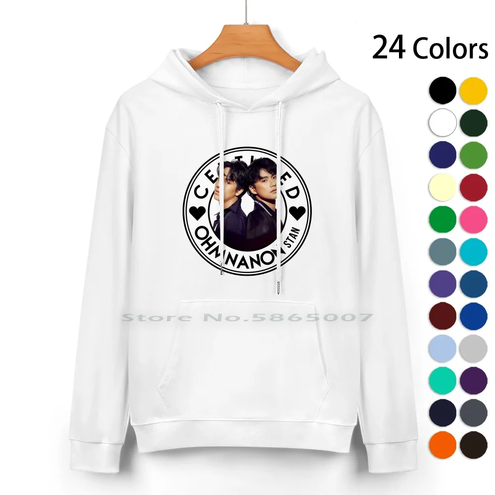 Certified Ohmnanon Stan Cotton Hoodie Sweater 24 Colors Raikantopeni Raikan Topeni Thai Bl Drama Bl Series Bad Buddy Ohmnanon