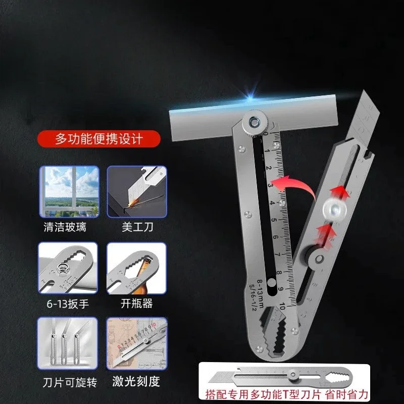 Stainless Steel Retractable Heavy Duty Waterproof Snap offCutter Knife And Blades Utility Knife Box Cutter  Mutipurpose