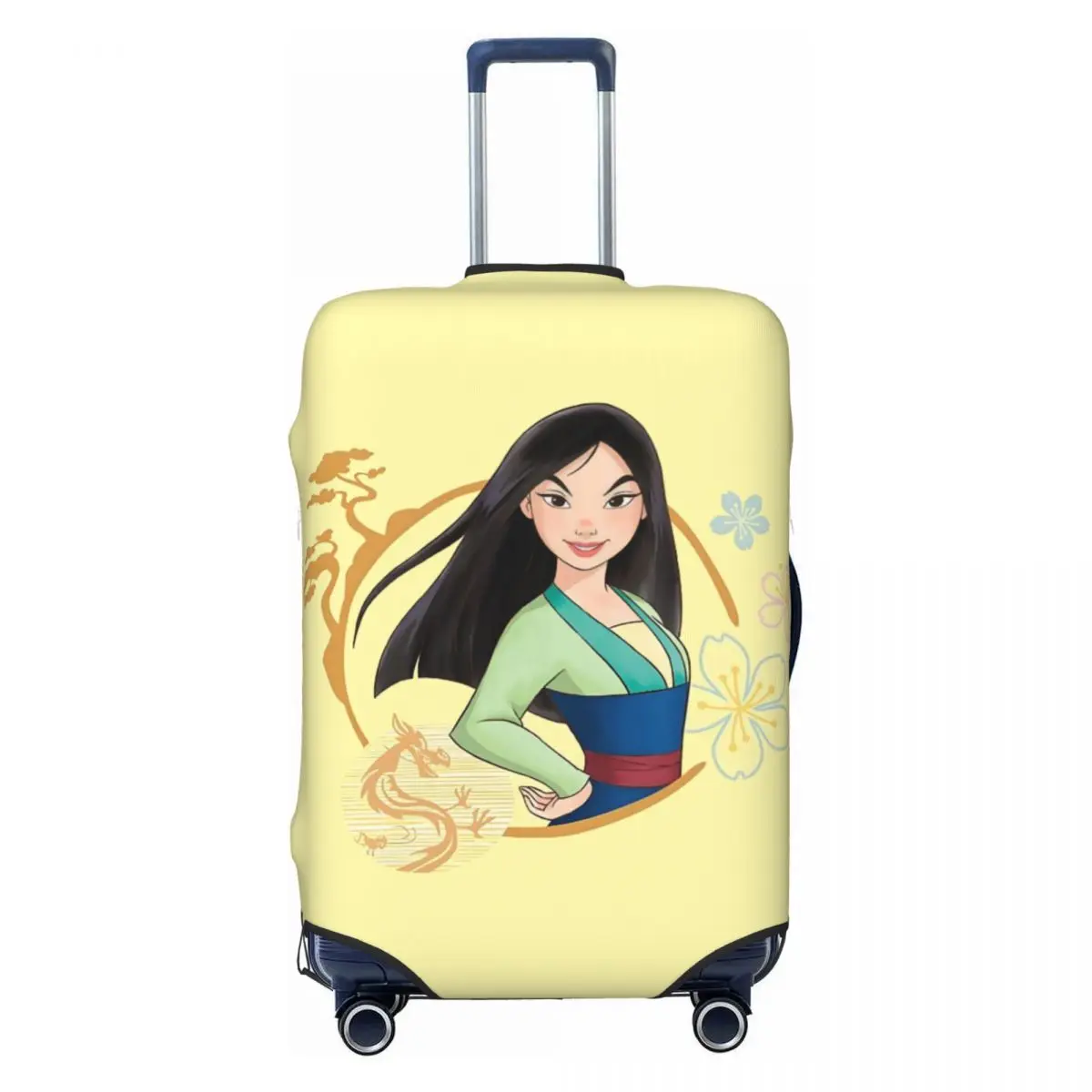 

Чехол для дорожного багажа Mulan на заказ, пыленепроницаемый, Brave Hero, милый принцесса, чехол для чемодана с рисунком, подходит для 18-32 дюймов