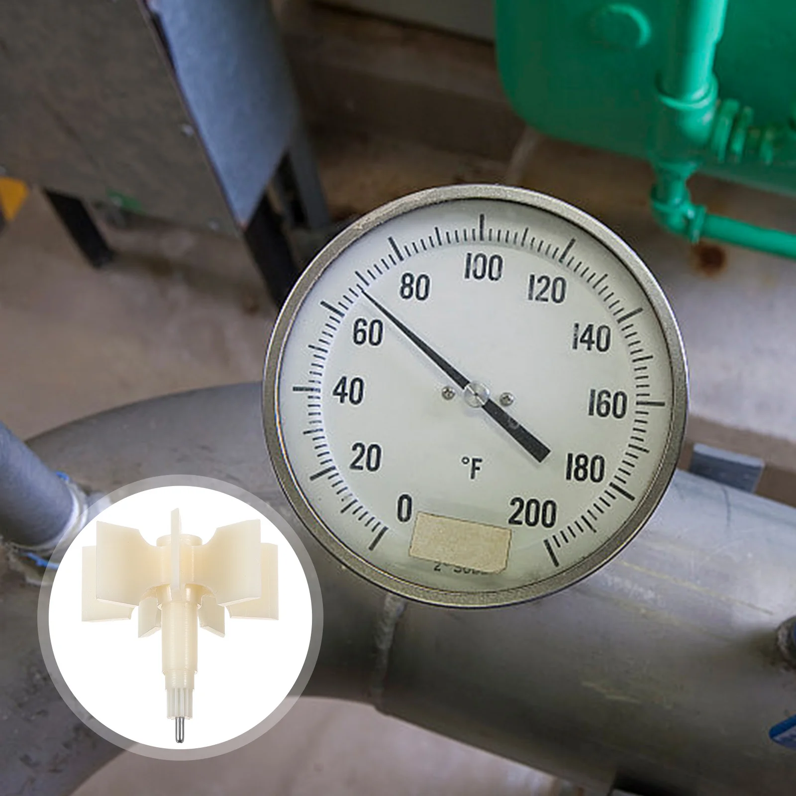 

Utility Pump Impeller Replacement Plastic Durable Transfer Pump Spare Part Easy Installation Plastic Impeller