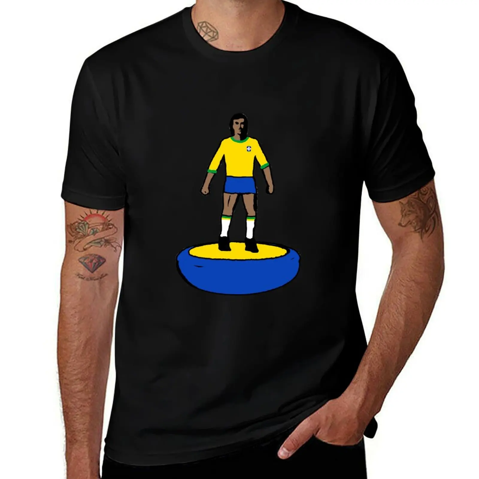 Subbuteo Player Brasile T-Shirt anime stuff customs tops basketball graphic tees Men's t-shirt