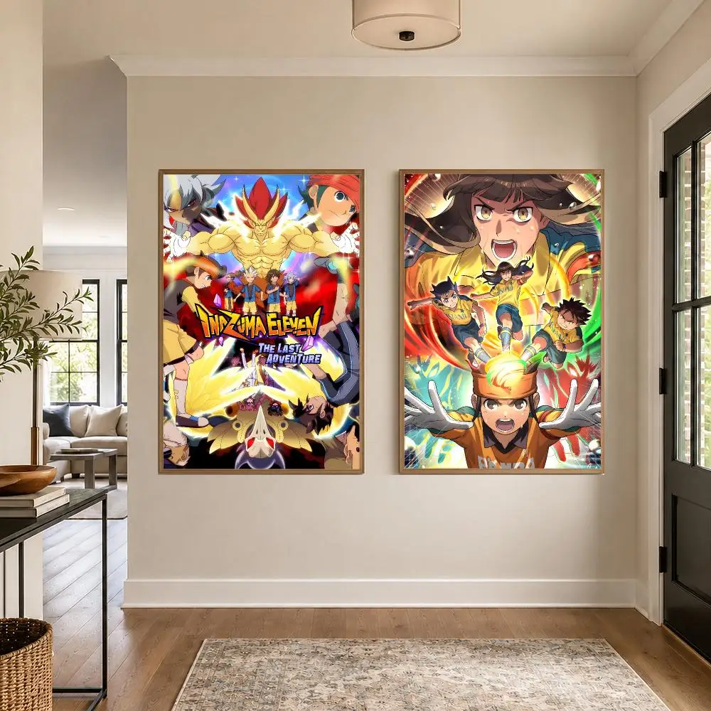 Anime Inazuma Eleven Poster Graphic Wall Art Poster HD Waterproof PP Paper Print for Bedroom Living Room Office Decor Gift