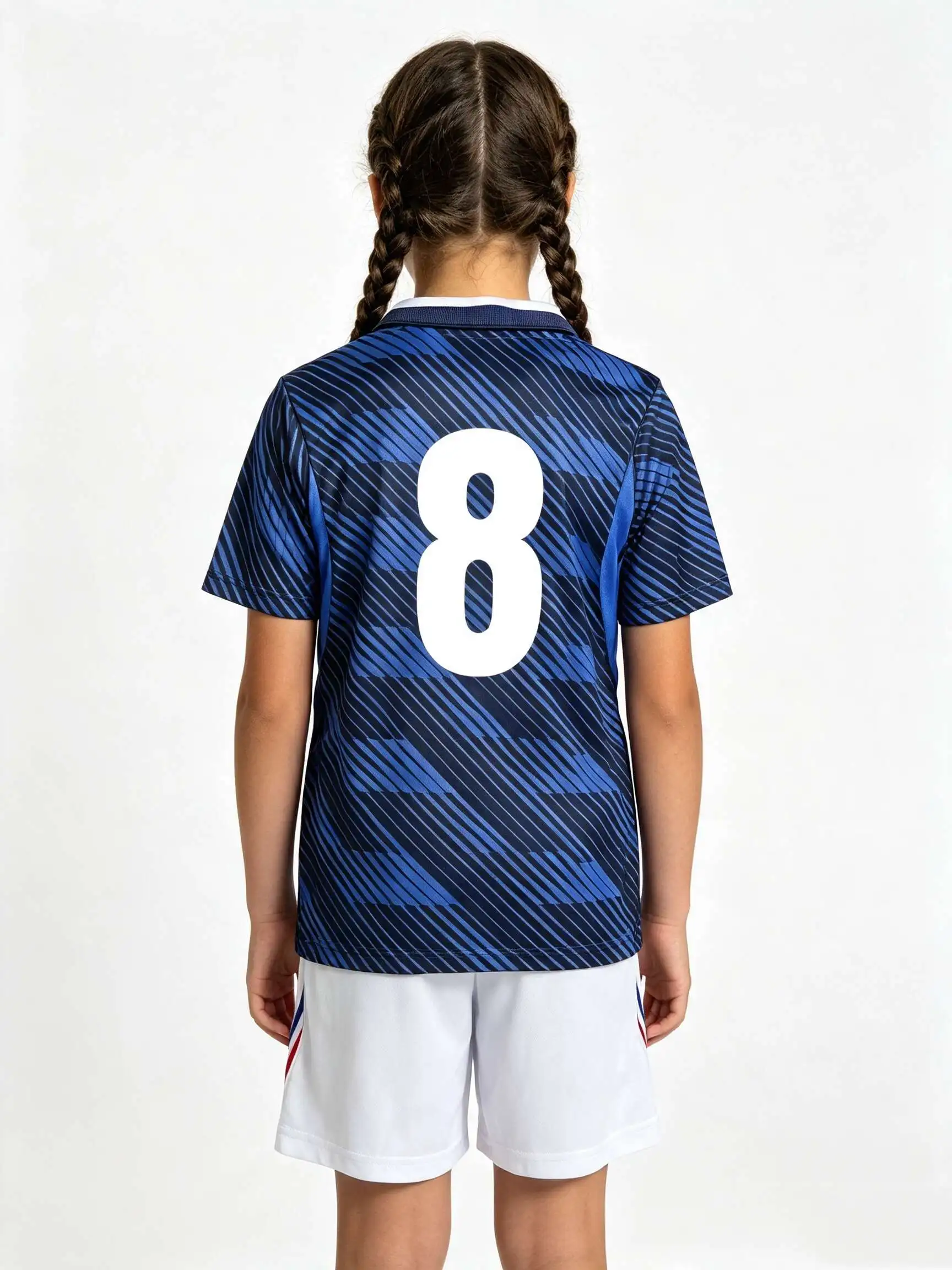 26/27 Unisex Blank Soccer Jersey Set, Kids & Adults Training Uniforms for WHITE    School Sports, Running & Team Events view 2