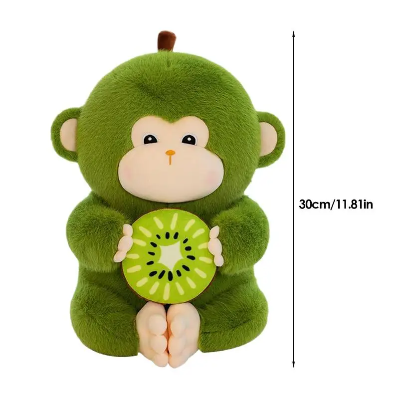 Monkey Stuffed Animal Cute Green Animal Plushie Stuffed Toy 30cm/11.8inch Cartoon Monkey Stuffed Animal Plush Stuffed Plush Toy