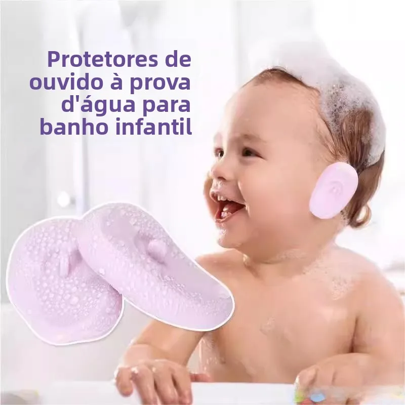 ベビー耳カバー防水入浴シャンプー保護子供の洗髪耳パッド幼児入浴水侵入防止