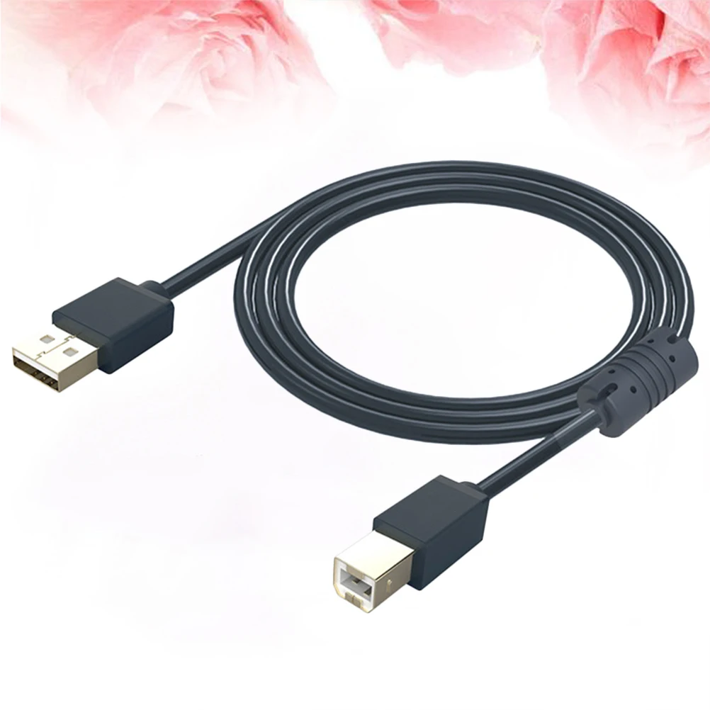 

USB Printer Cable 3M Type Male Data Cord for USB 2.0 Devices High Speed Transfer Foil Shielding Electromagnetic Reduction